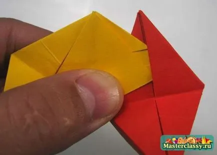Модулна оригами звезда, майсторски клас