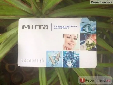 Mirra (smirnă), o rețea de magazine - „parafarmaceutice este favoritul meu! Totul despre reduceri, promoții și cadouri de la