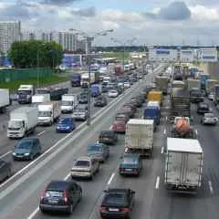 București, știri, traficul de pe partea interioară a MKAD complet blocat