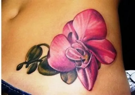Real sensul orhidee tatuaje