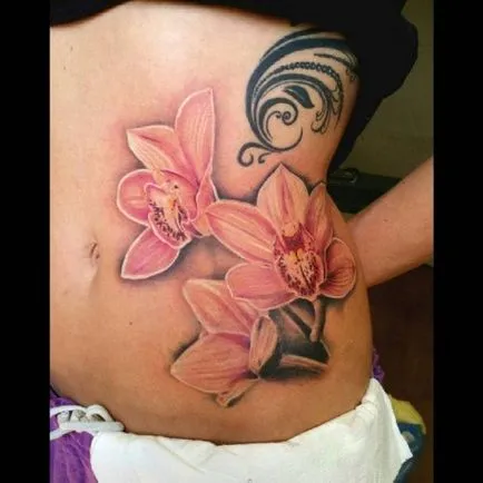 Real sensul orhidee tatuaje