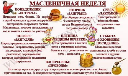 Именници на Maslenitsa