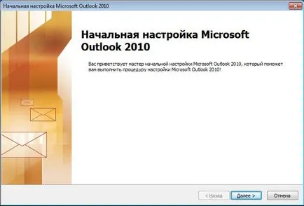 Setarea programului Microsoft Outlook 2010 pentru conectarea protocolului IMAP