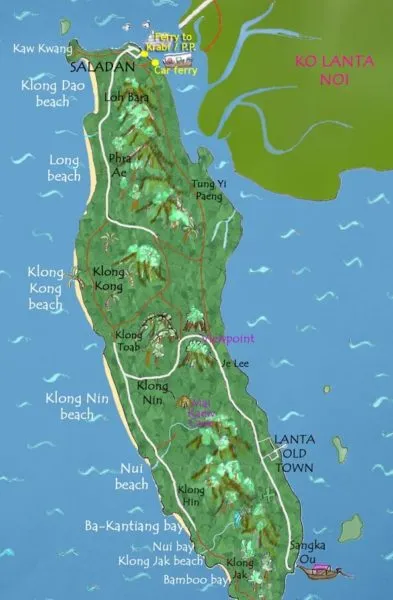 Koh Lanta cum se ajunge de la Aeroportul Krabi, Krabi, Ao Nang și Phuket