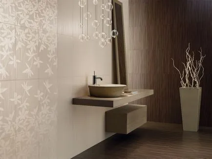 Декориране на плочките в банята (57 снимки) проектни варианти с ръцете си