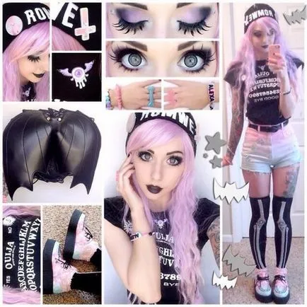 goth pastel