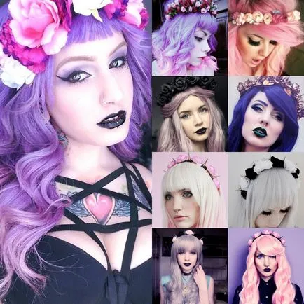 goth pastel