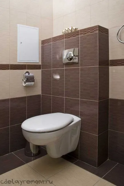 Няколко дузини ефективно дизайнерски решения тоалетна
