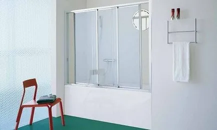 Пластмасови завеси за баня с ръцете си (снимка)