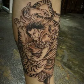 Samurai tatuaj sensul - semnificația simbolului pentru fete si baieti