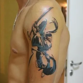 Samurai tatuaj sensul - semnificația simbolului pentru fete si baieti