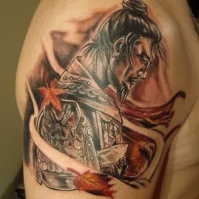 Samurai tatuaj sensul - semnificația simbolului pentru fete si baieti