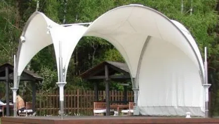 Sátoros sátrak tervezése, sátrak, csarnokok, airdomes Jekatyerinburgban