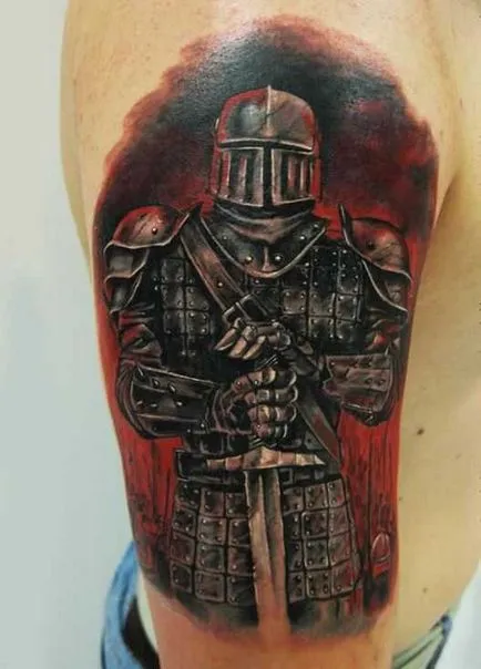 Tattoo Knight kép és a férfiak számára fontos