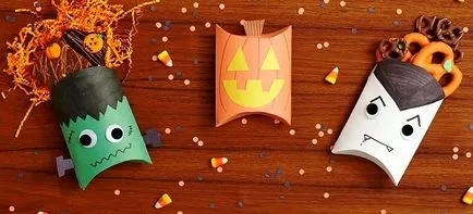 Crafts Halloween kezüket kifogyott a papír