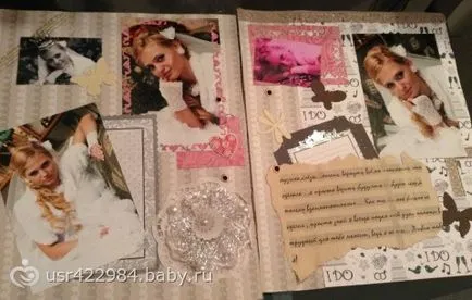 Szubsztrátok fotók scrapbooking - a