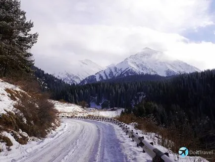 Az emelkedés a Big Almaty Lake (bao), hogyan lehet eljutni oda, fotók