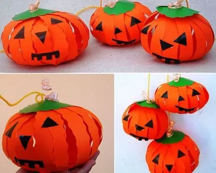 Crafts Halloween kezüket kifogyott a papír