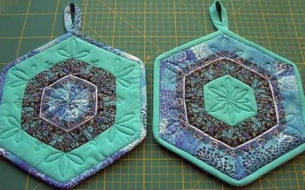 Potholder за кухня с ръцете си