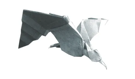 origami păsări