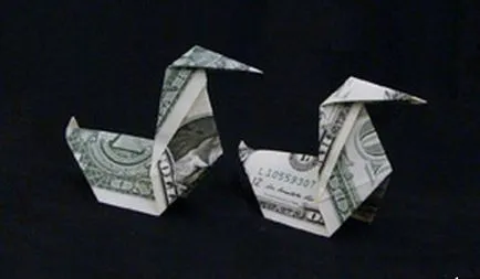origami păsări