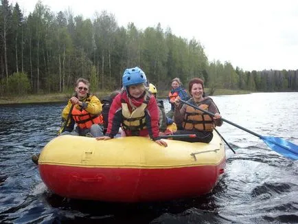 Rafting în Karelia - aventura de vacanță ei înșiși de călătorie