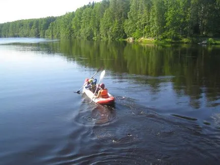 Rafting în Karelia - aventura de vacanță ei înșiși de călătorie