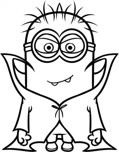 Desenați minion Dracula