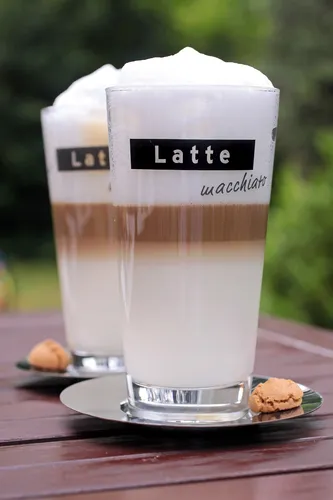 Receptek latte macchiato hagyományos, szirup, karamell