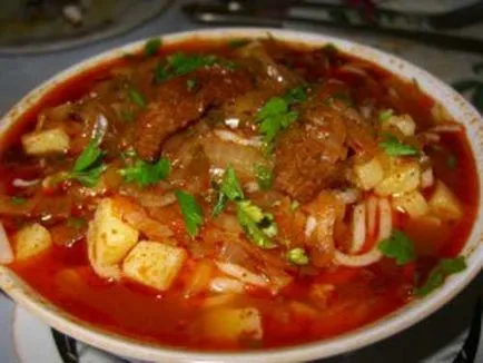 A recept Laghman on - üzbég otthon fotók és videó