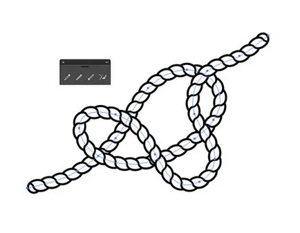 Начертайте четка въже в Adobe Illustrator