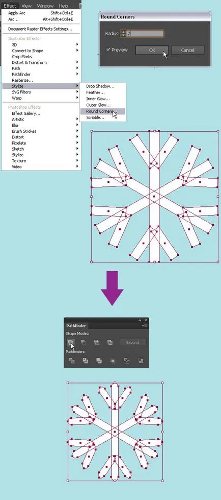 Rajzolj egy téli mintázat Adobe Illustrator