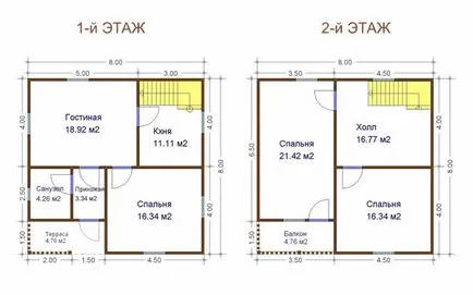 Casute de gradina din grinda (35 poze) caracteristici clădiri cu un etaj, realizate din materiale profilate