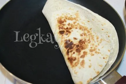 Tortilla töltött otthon recept fotó (14 fotó lépésről lépésre)