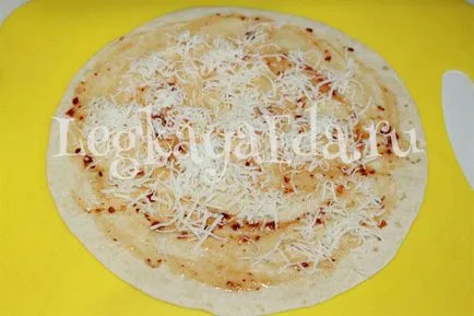 Tortilla töltött otthon recept fotó (14 fotó lépésről lépésre)