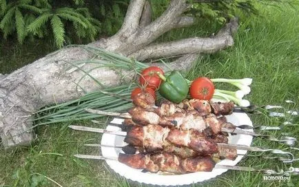 Kebab örmény sertéshús - lépésről lépésre recept fotók