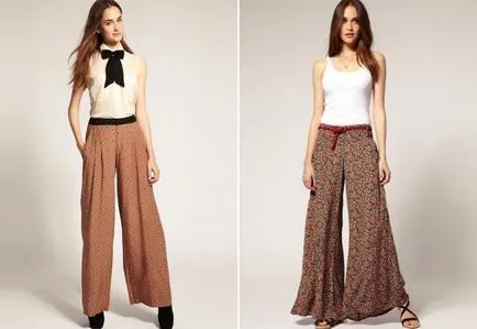 Wide pantaloni femei - moda Palazzo pentru toate ocaziile