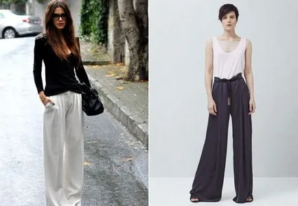 Wide pantaloni femei - moda Palazzo pentru toate ocaziile