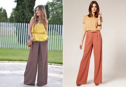 Wide pantaloni femei - moda Palazzo pentru toate ocaziile