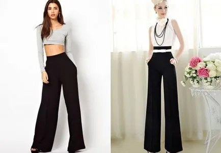 Wide pantaloni femei - moda Palazzo pentru toate ocaziile