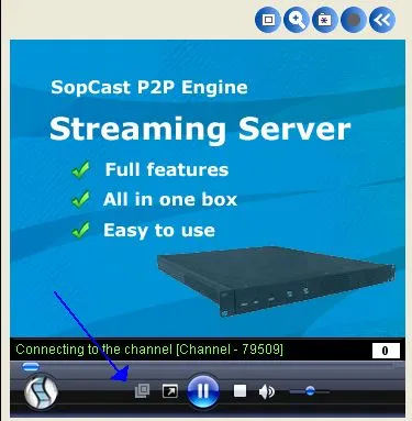 Sopcast keresztül VLC