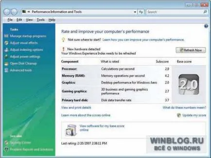 Tippek, hogy javítsa Vista teljesítményét az operációs rendszer - cikket Microsoft Windows
