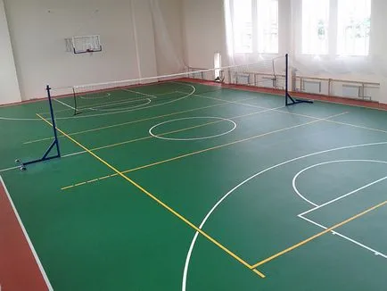 Sport linoleum, încălzire prin pardoseală