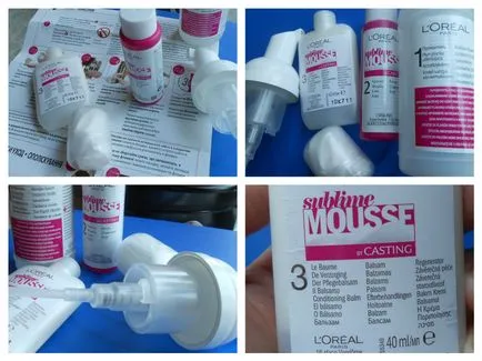 Rezistent la vopsea-spuma de păr L - Oréal Paris mousse sublimă, umbra 822 - căpșuni cu smântână,