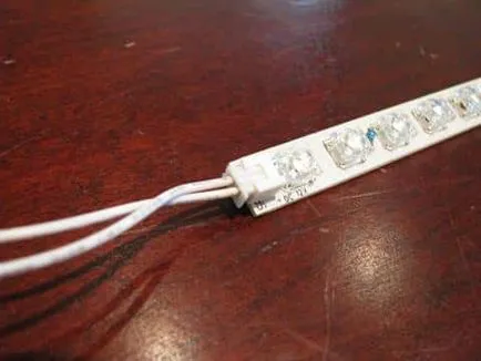 benzi cu LED-uri 220 în diagrama de conectare, de videoclip