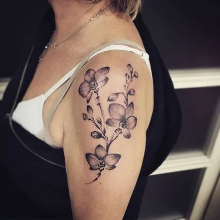 Orchid Tattoo tatuaje de valoare, 36 de fotografii, schițe