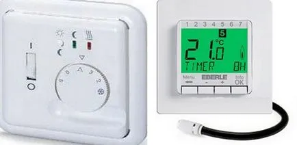 Температурен датчик за подово отопление термостат контролер, как да инсталирате сензор, фото и видео