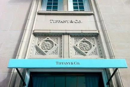 Tiffany & amp; co luxus, stílus és minőség arany ékszer bolt