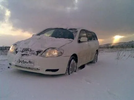 Tuning toyota corolla Fielder mâinile proprii