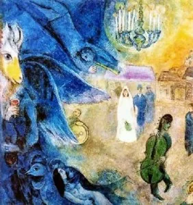 Creative repülés Marc Chagall - olvasni és szeretet